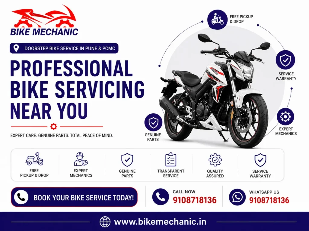 Bike Mechanic – Doorstep Bike Service in Pune & PCMC - Professional Bike Servicing Near You